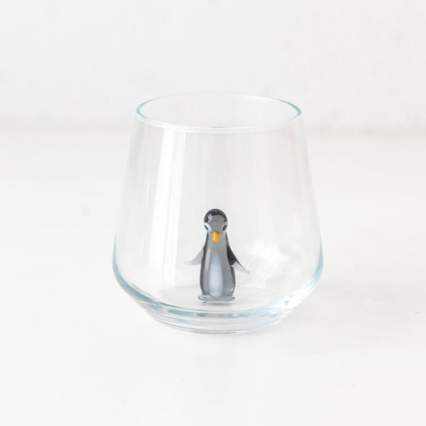 Penguin Drinking Glass