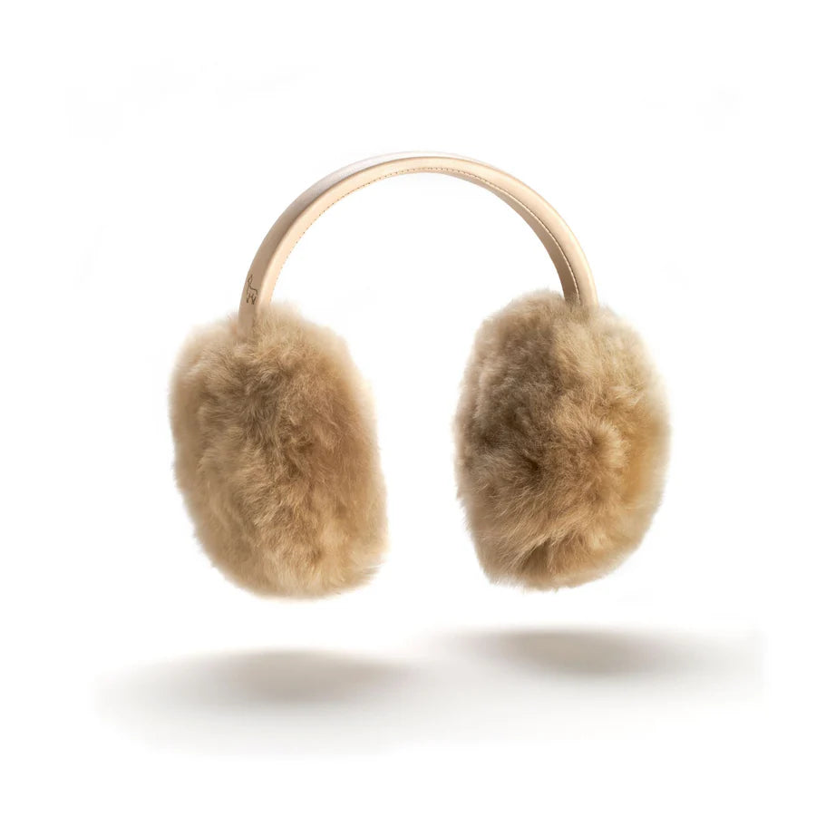 Olmo Ear Muff Taupe, from Weich Couture Alpaca