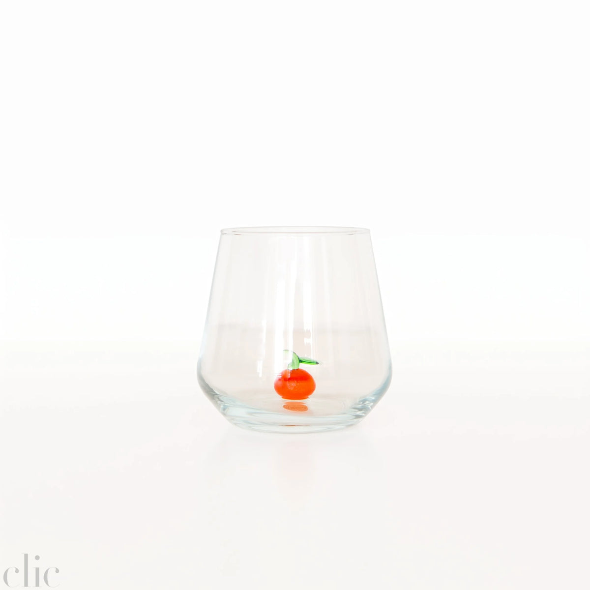 Orange Drinking Glass