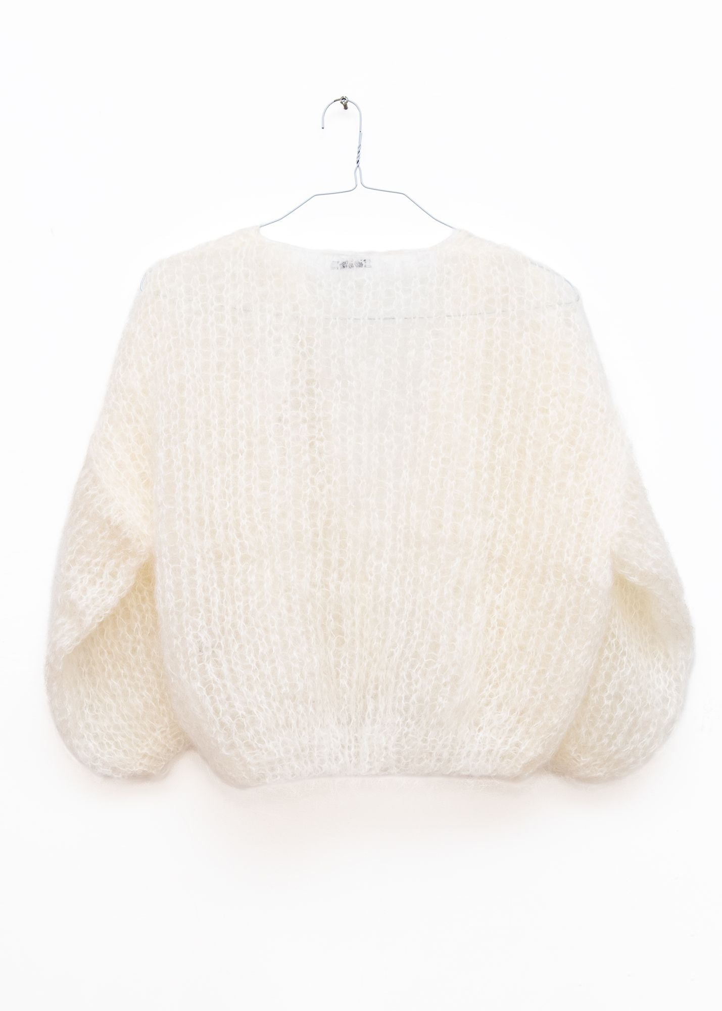 Light Mohair Bomber in Creme, from Maiami