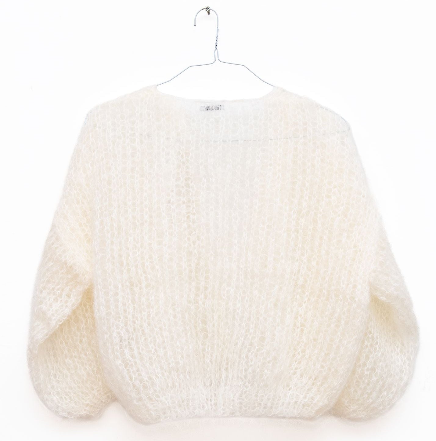 Light Mohair Bomber in Creme, from Maiami