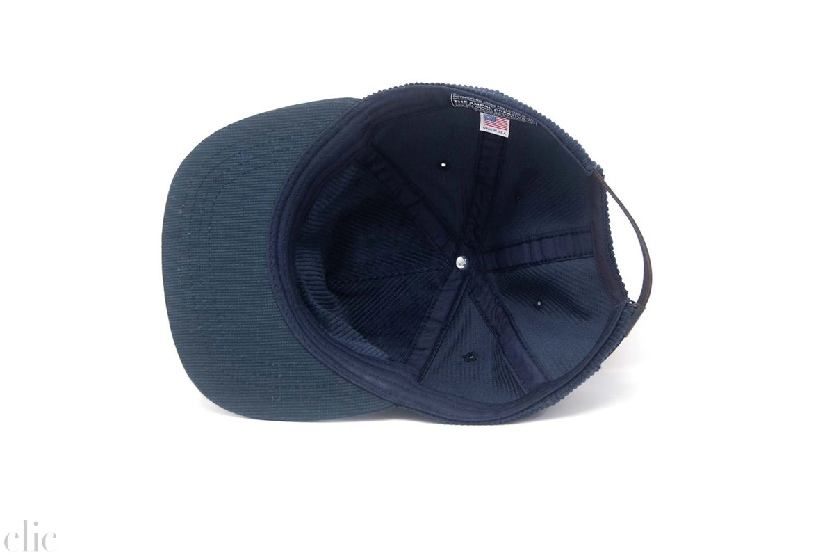 Pacific Strapback Hat in Blue and Cream