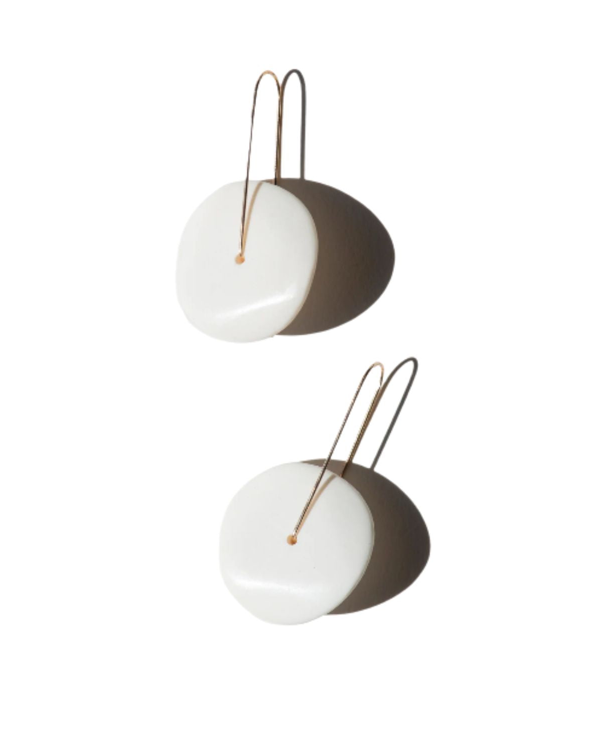 Petite Carved Horn Earrings, from Mary Macgill