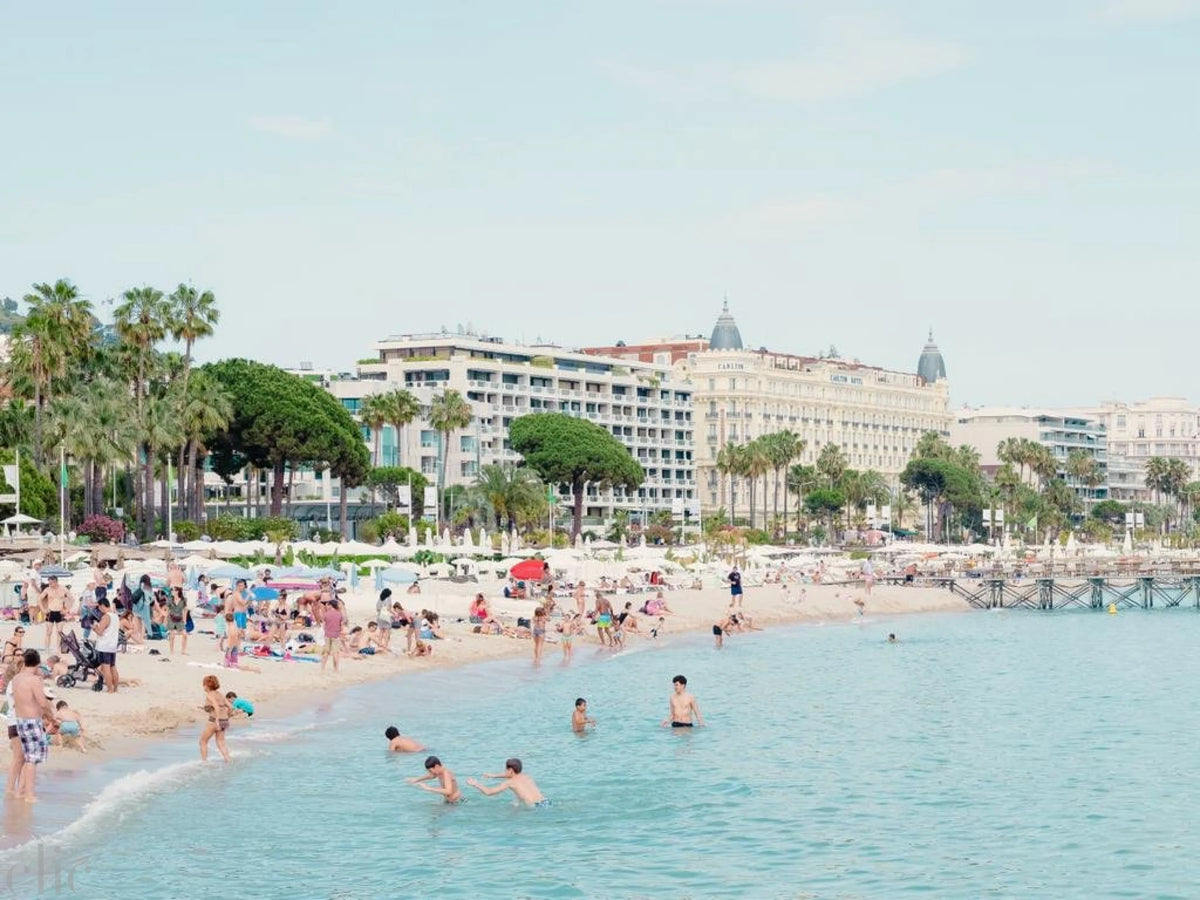 French Riviera - Croisette Beach Cannes by Juliette Charvet