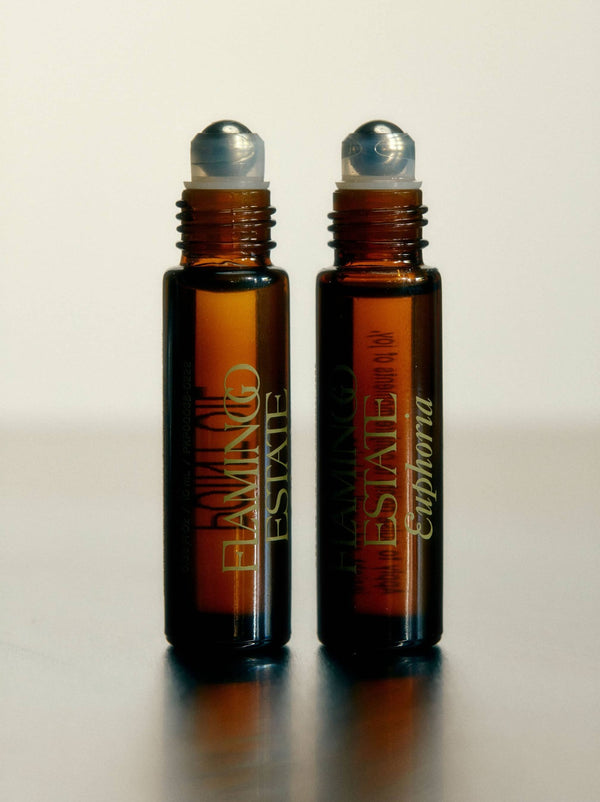 Night Blooming Jasmine & Damask Rose Pulse Point Oil, from Flamingo Estate