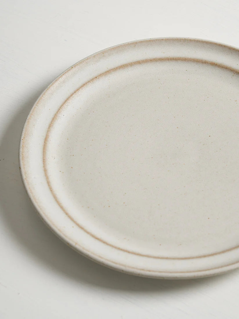 Medium Pillar Plate in Oat, from Standard Affair