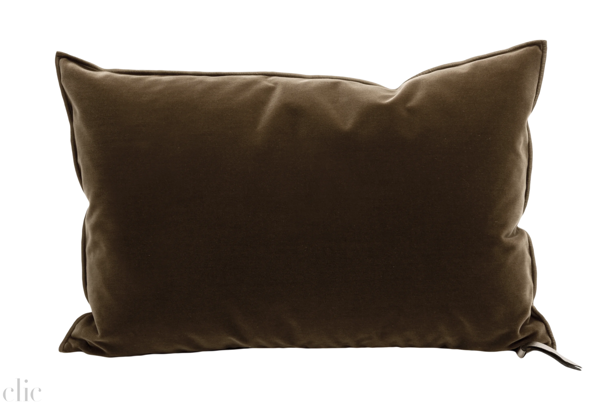 Palazzo Velvet 16x24 Pillow in Havane, from Maison De Vacances
