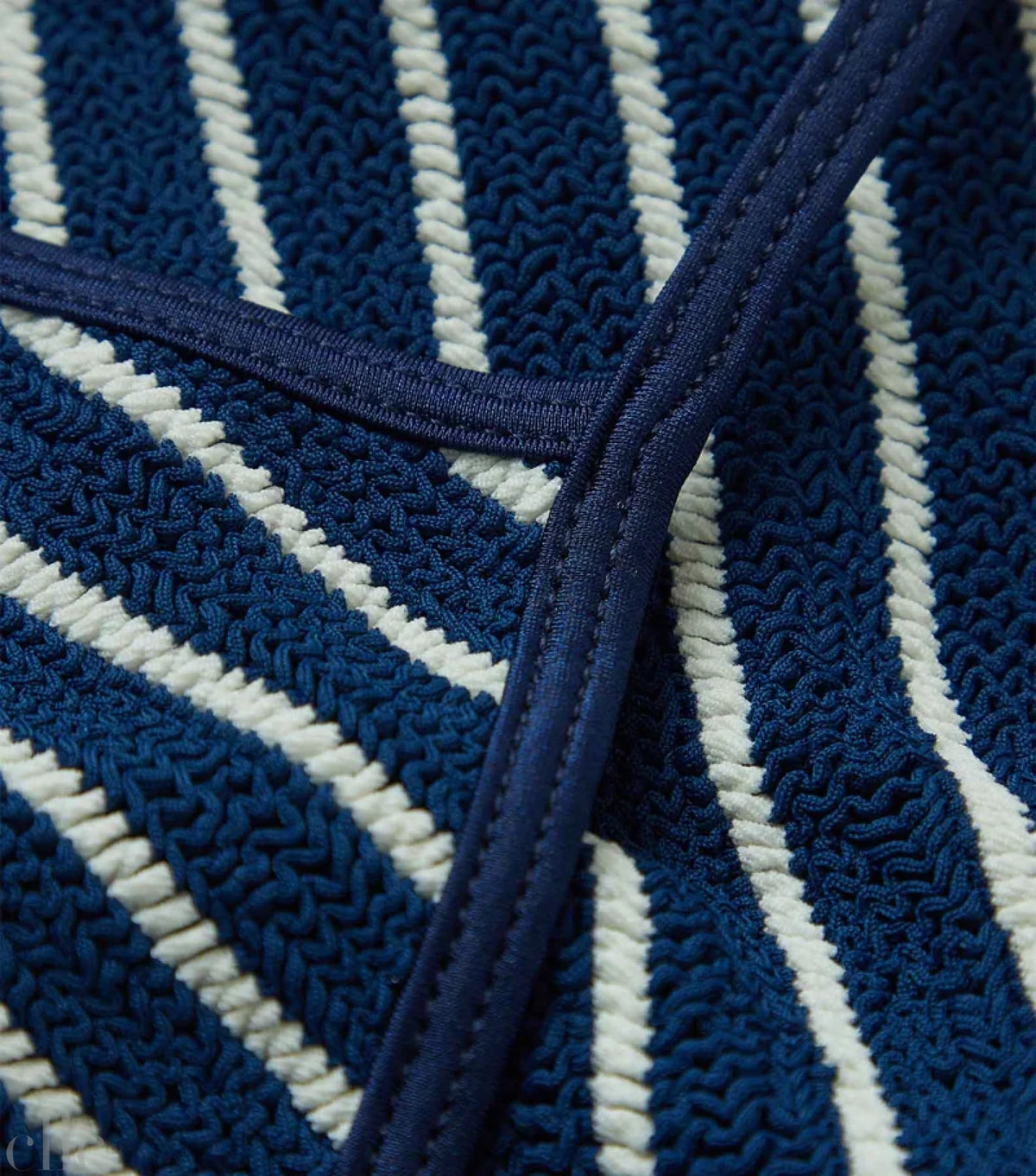 Pamela Swim with Navy & White Stripes, from Hunza G