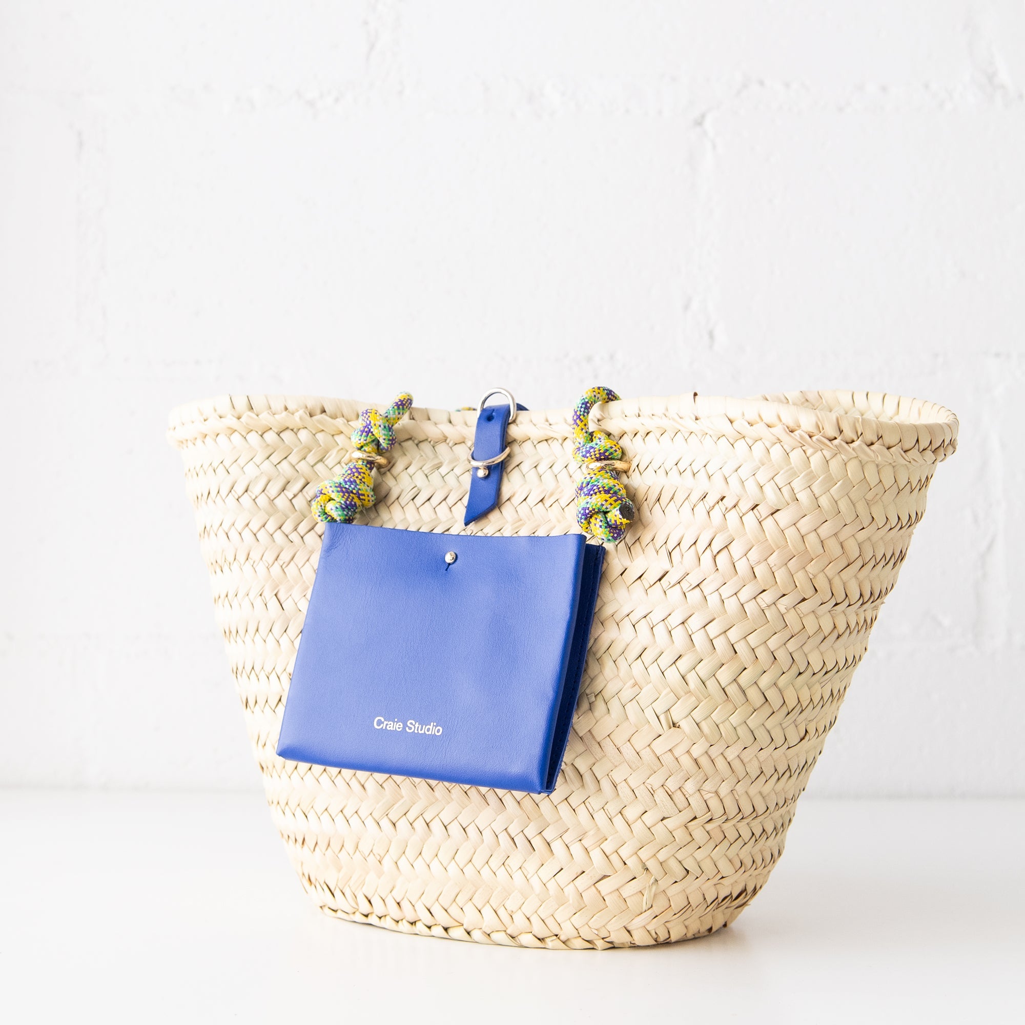 Panier Calanques Bag in Klein Brésil, from Craie Studio