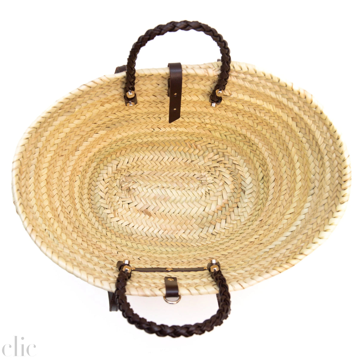 Panier Spiral Bag in Chocolate, from Craie Studio