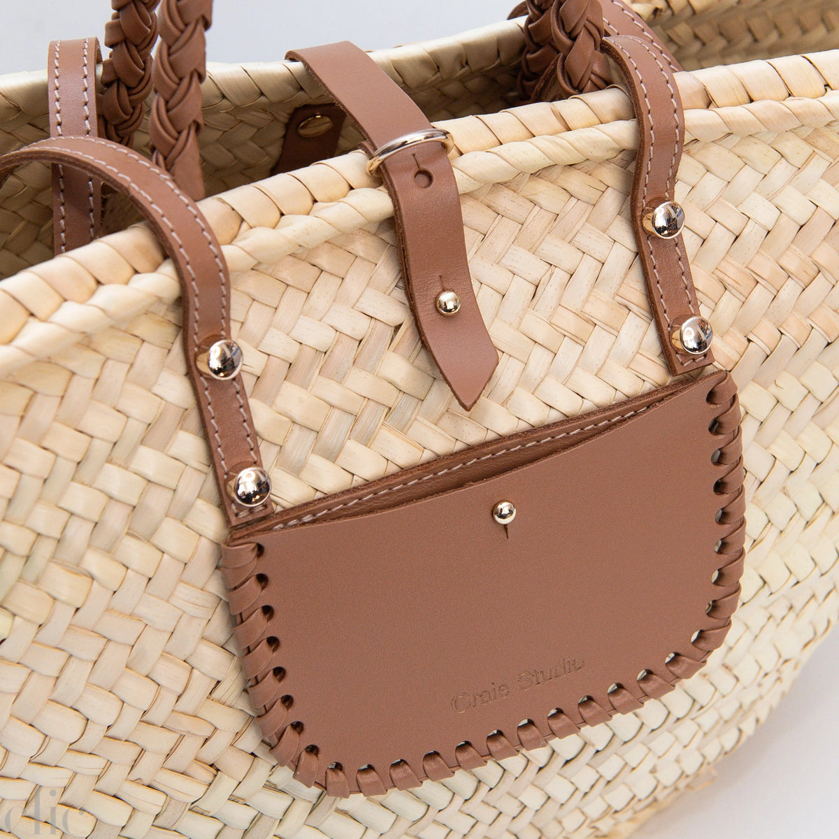 Panier Spiral Bag in Mocha, from Craie Studio