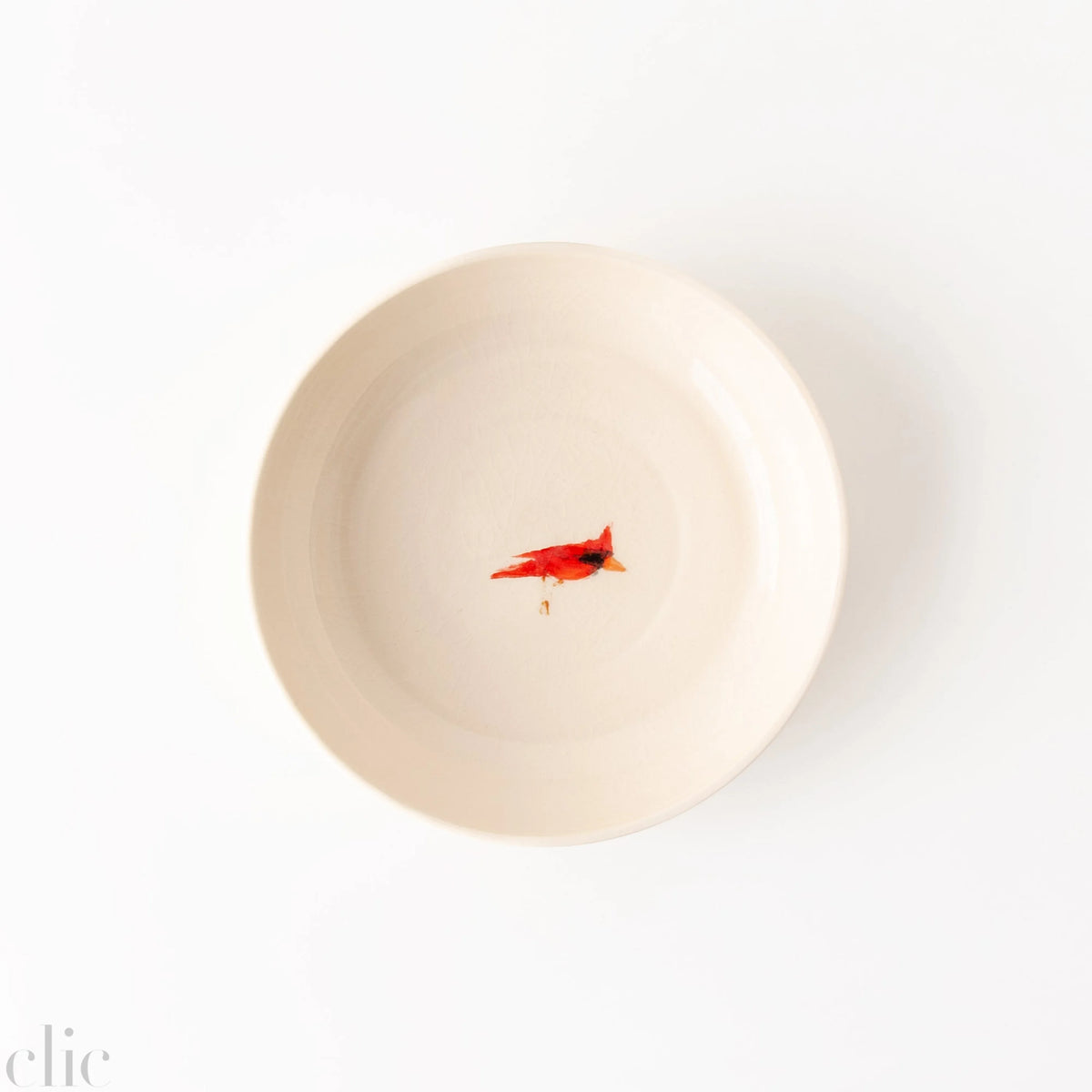 Red Bird Pasta Bowl, from Tivoli Tile Works