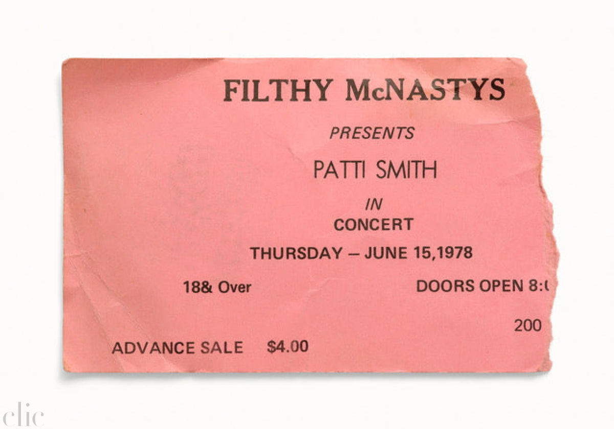 Patti Smith, Filthy McNastys, Kent, OH 1978 by Blaise Hayward