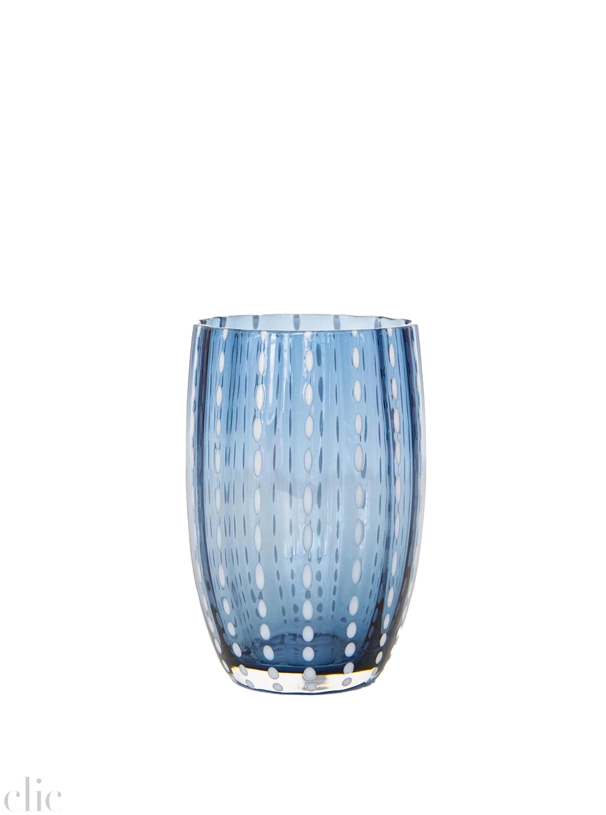 Perle Tumbler in Blue Grey, from Zafferano