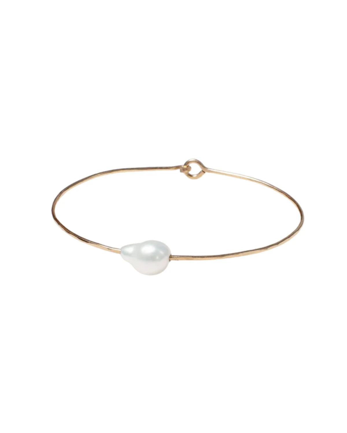 Petite Baroque Pearl Cuff in White mary macgil EDIT