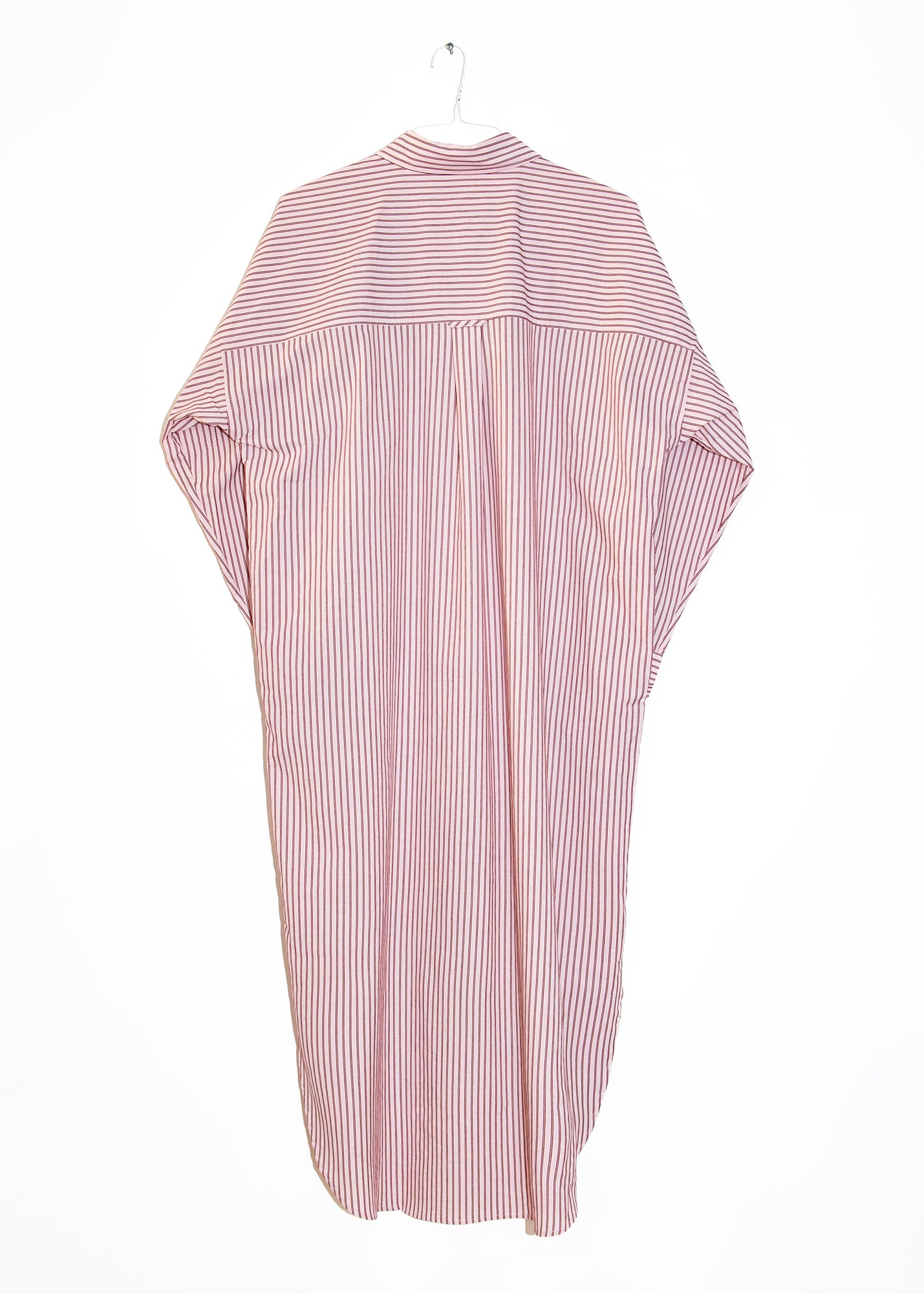 Phoebe Shirt Dress in Rose Stripes, from Mamene