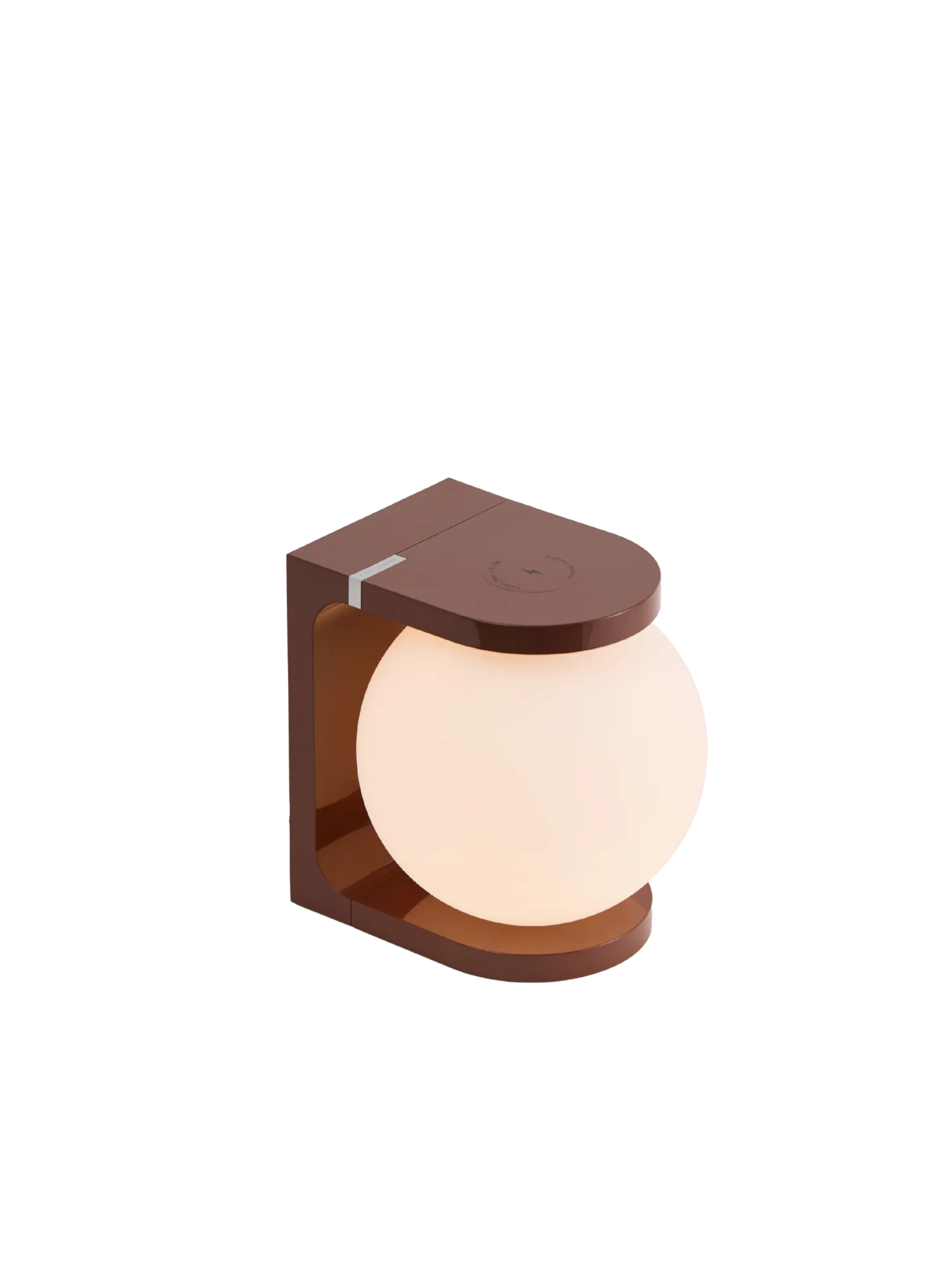 Plat Max Table Lamp in Coffee