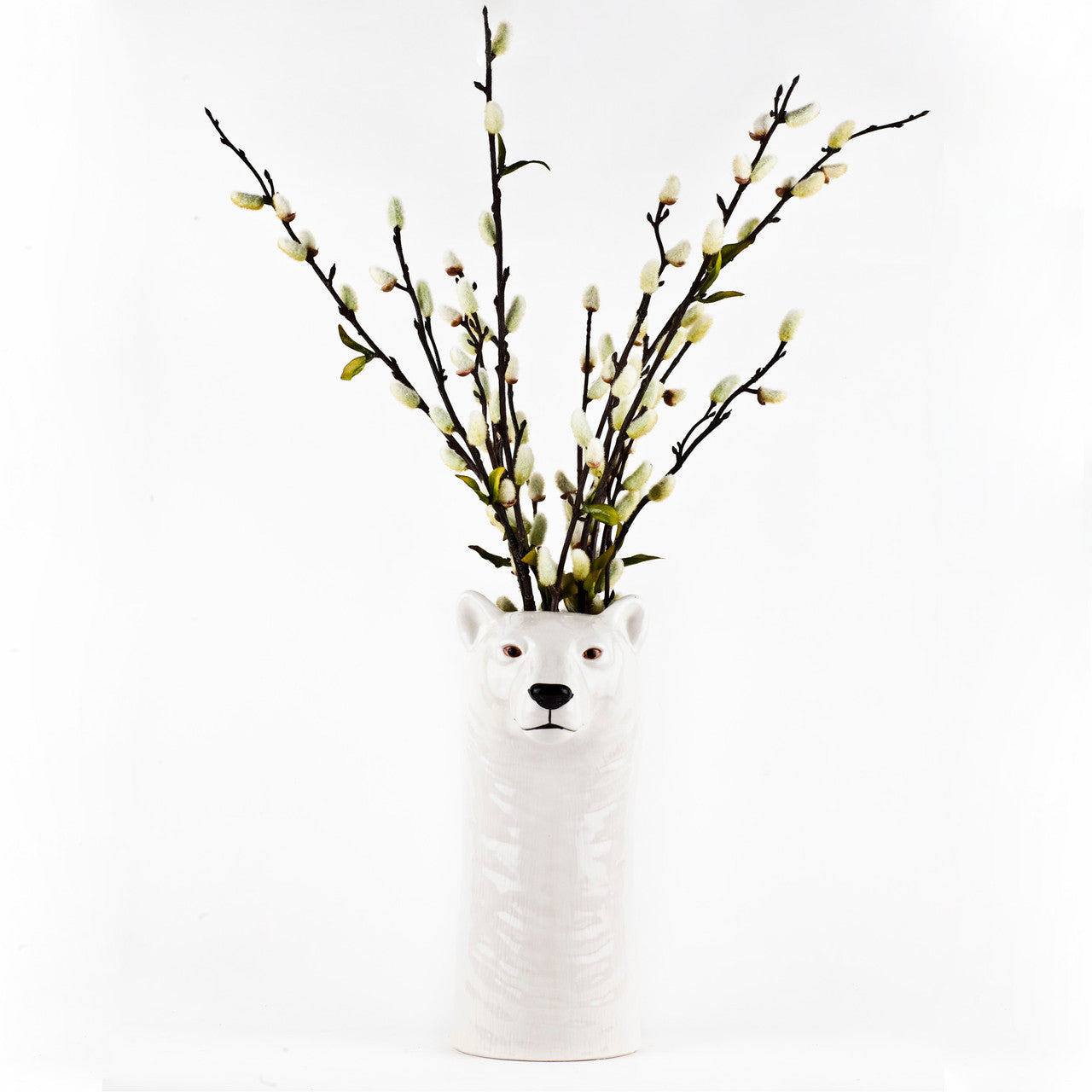Polar Bear Flower Vase, from Quail Ceramics