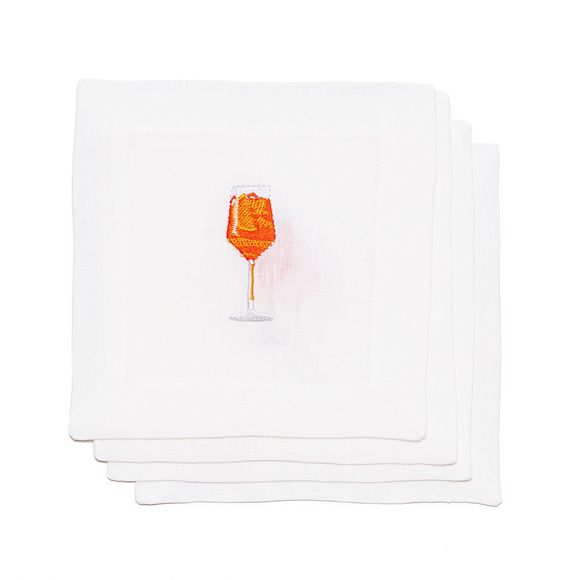 Aperol Spritz Napkins, from Lettermade
