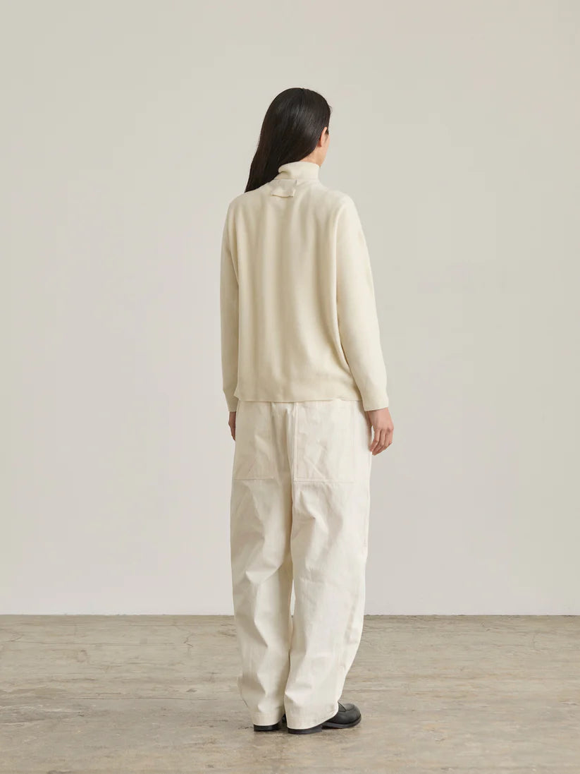 Polly Knitted Top in Off-White, from Nicholson & Nicholson