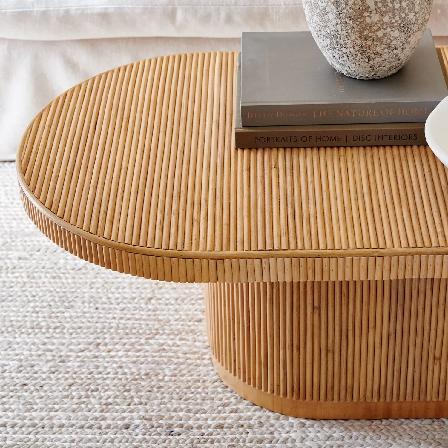 Gabriella Rattan Coffee Table in Natural, from Woven Shop