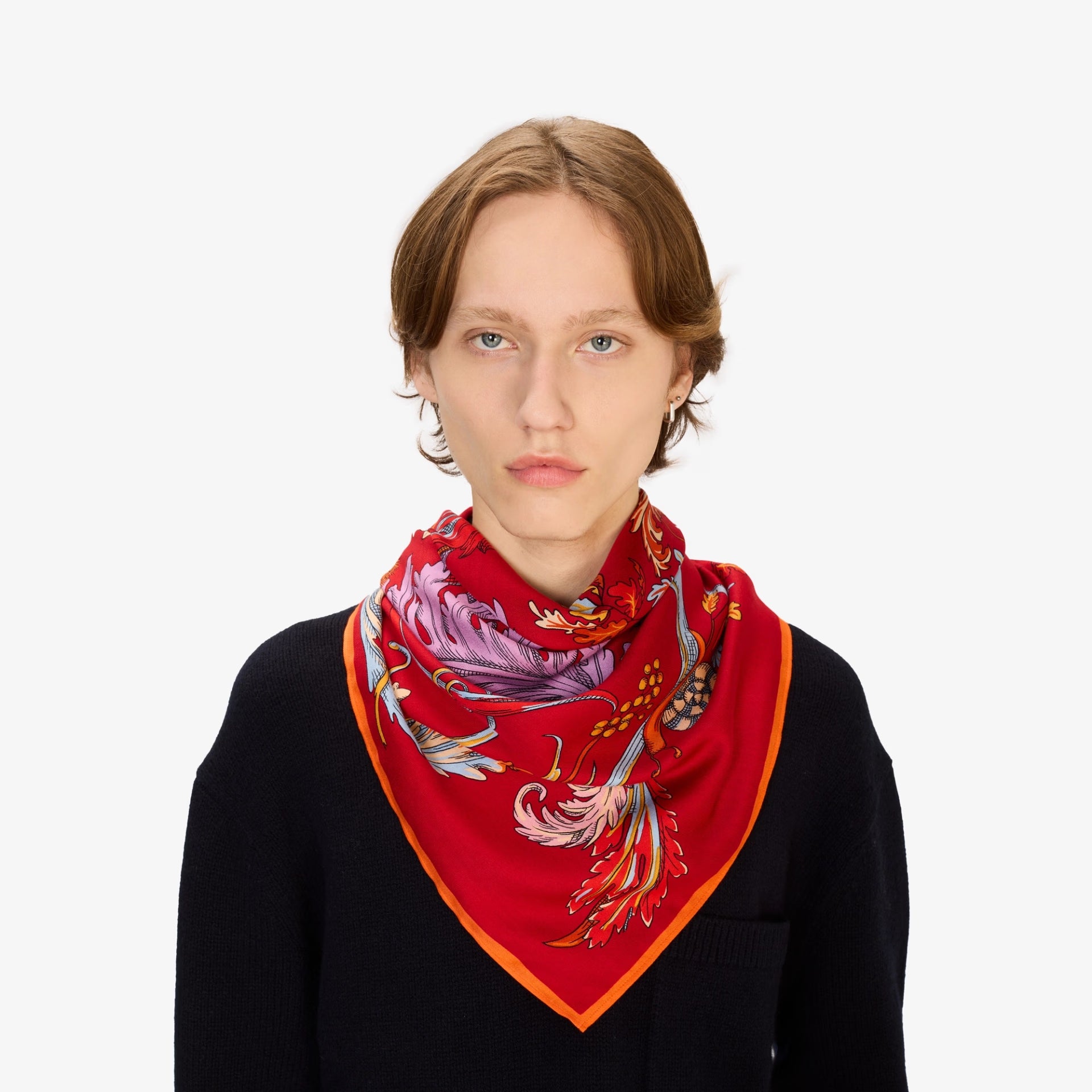 Carre 100 Rococo in Red, from Inoui Editions