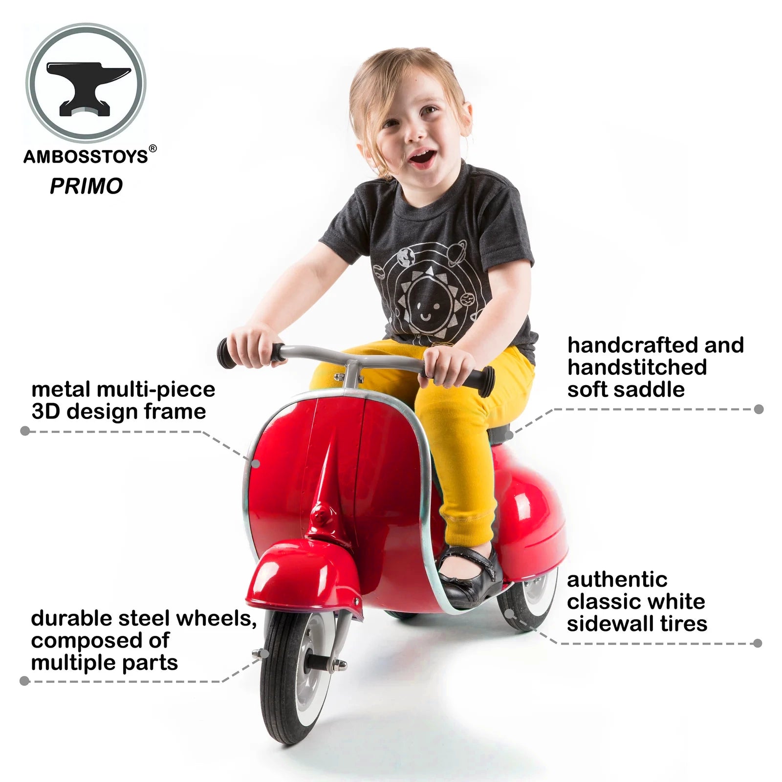 Primo Vespa in Red, from Ambosstoys