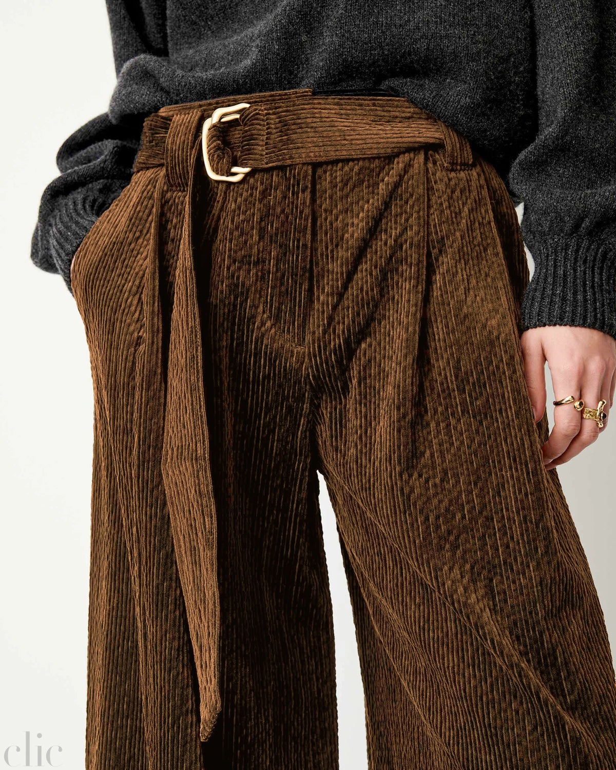 Rivel Pants in Canopy, from Sessun