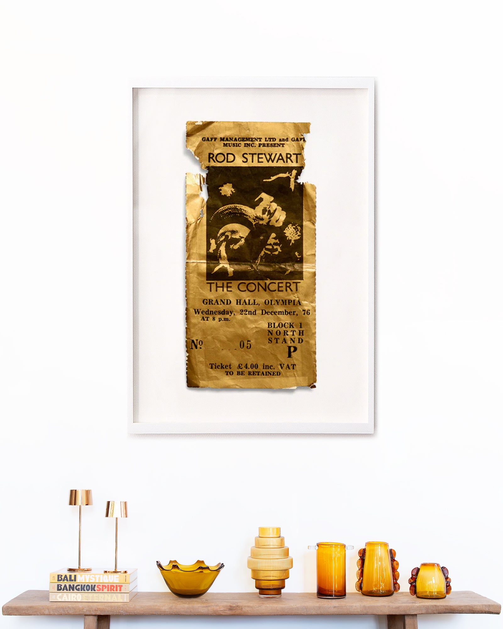 Rod Stewart, Olympia Grand Hall, London, UK 1976 by Blaise Hayward