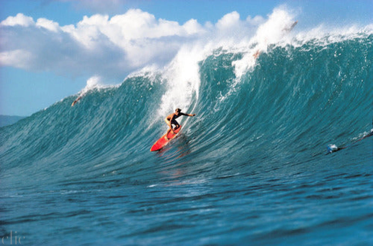 Drop In, Rory Russell, Pipeline, Oahu, Hi 1973 by Jeff Divine