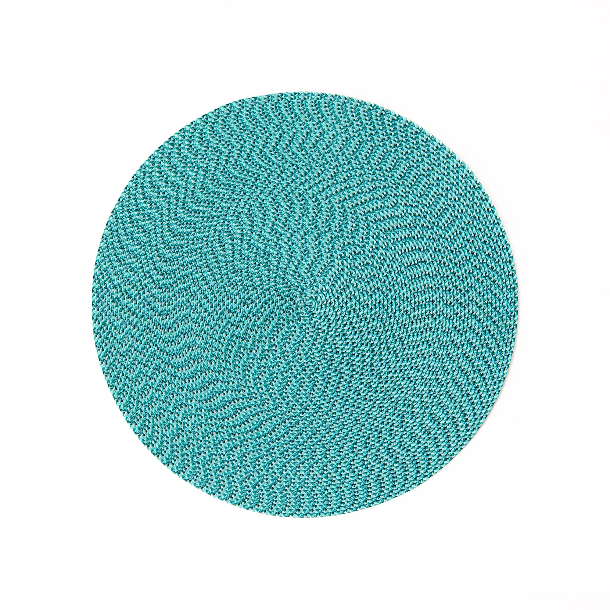 Round-Placemat-Ikat-Jade Deborah Rhodes