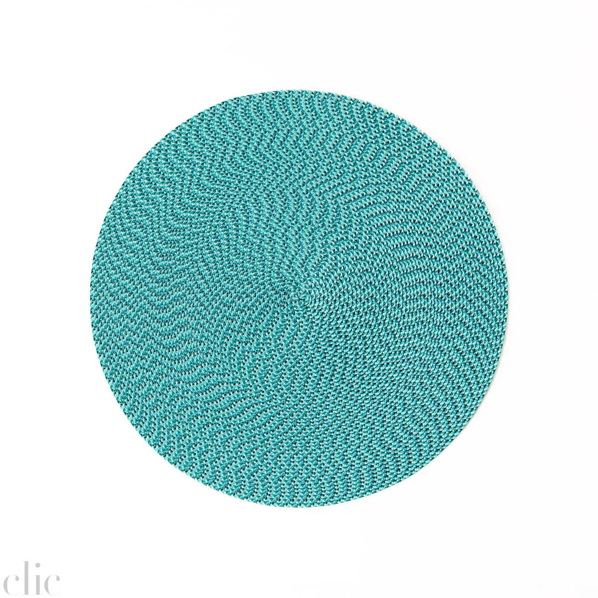 Round-Placemat-Ikat-Jade Deborah Rhodes