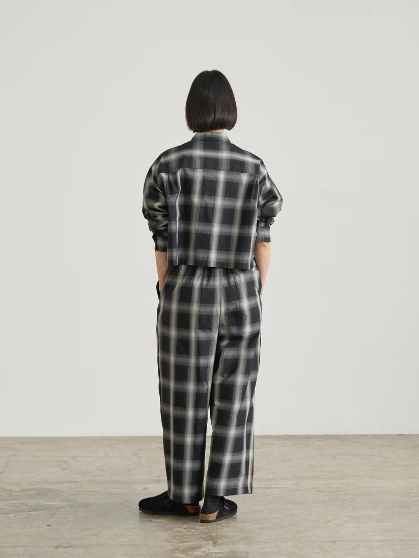 Hakama-W Pants in Gray Checkered, from Nicholson & Nicholson