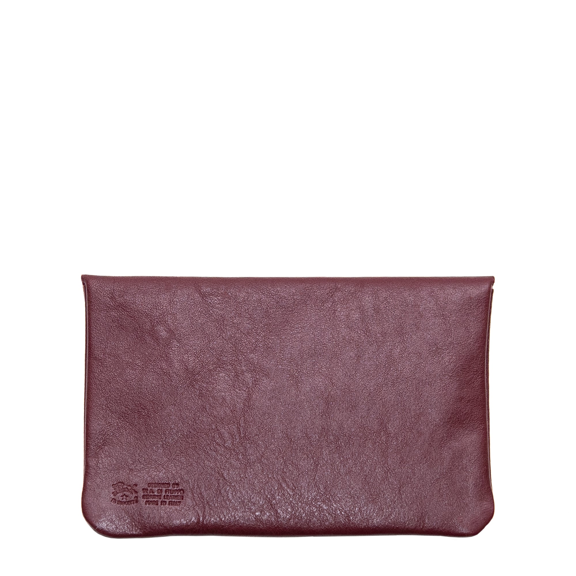 Envelope Case in Black Cherry, from IL Bisonte
