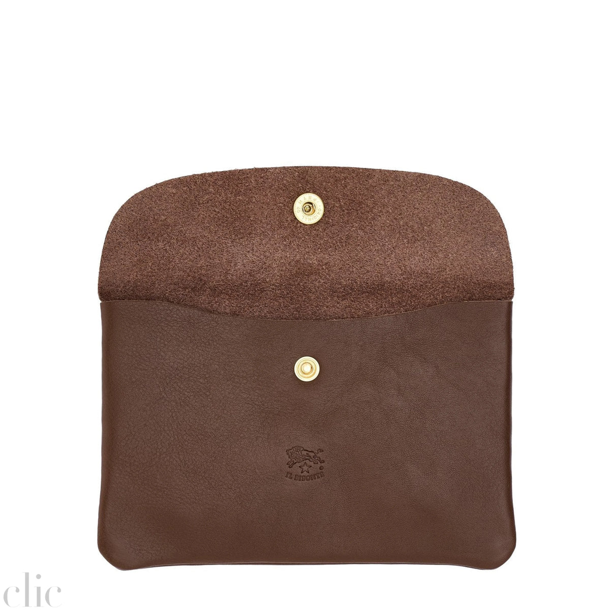 Envelope Case in Brown Tabacco, from IL Bisonte