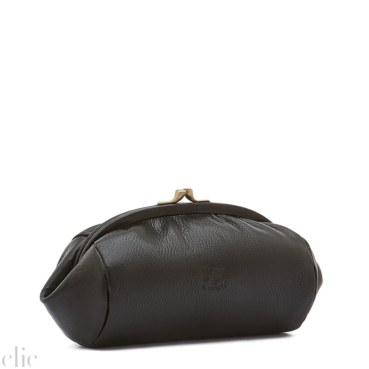 Beauty Case in Black, from IL Bisonte