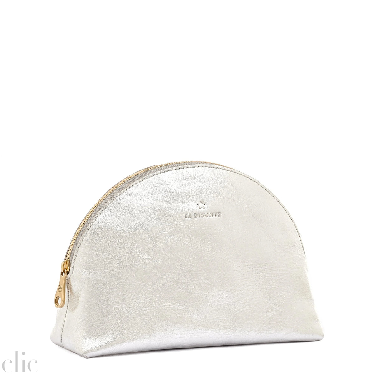 Bigallo Pouch in Silver, from IL Bisonte