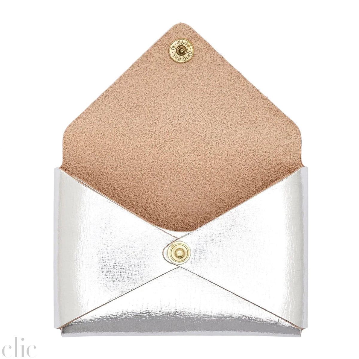 Sovana Card case in Silver, from il Bisonte