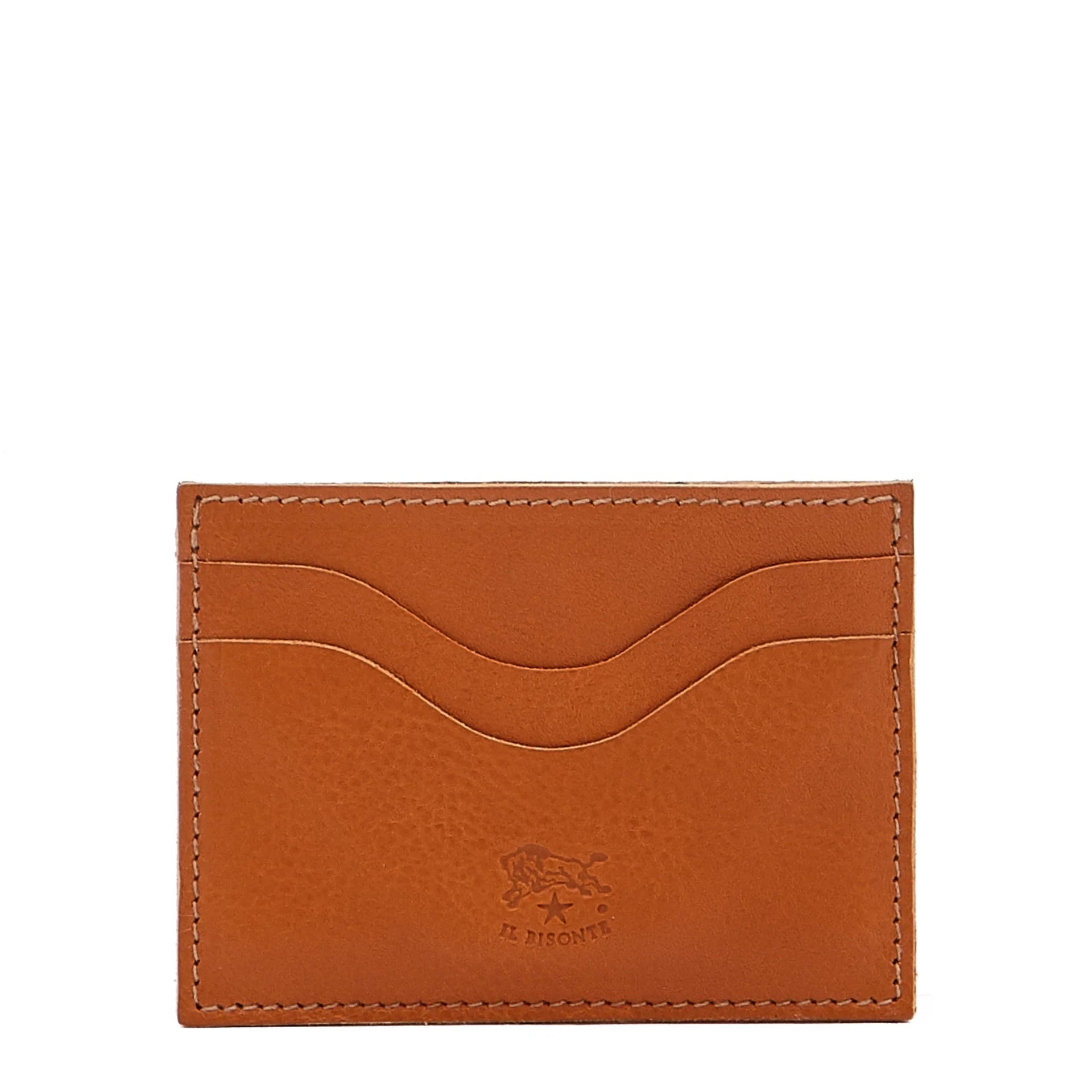 Italian Pebbled Leather Card Case