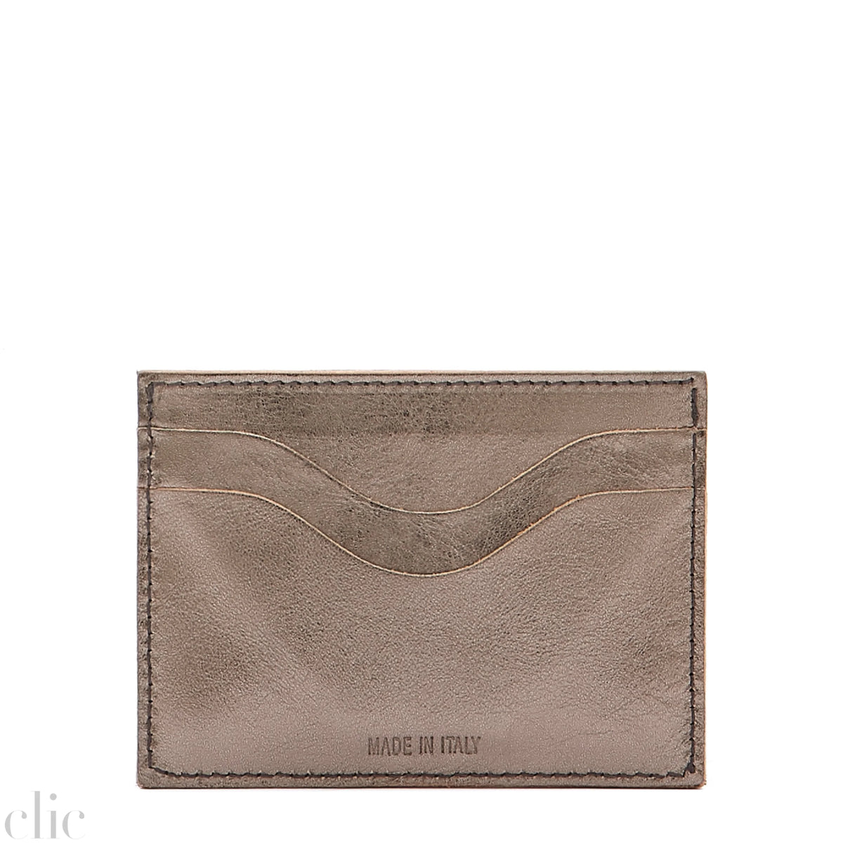 Salina Card Case in Bronze, from IL Bisonte
