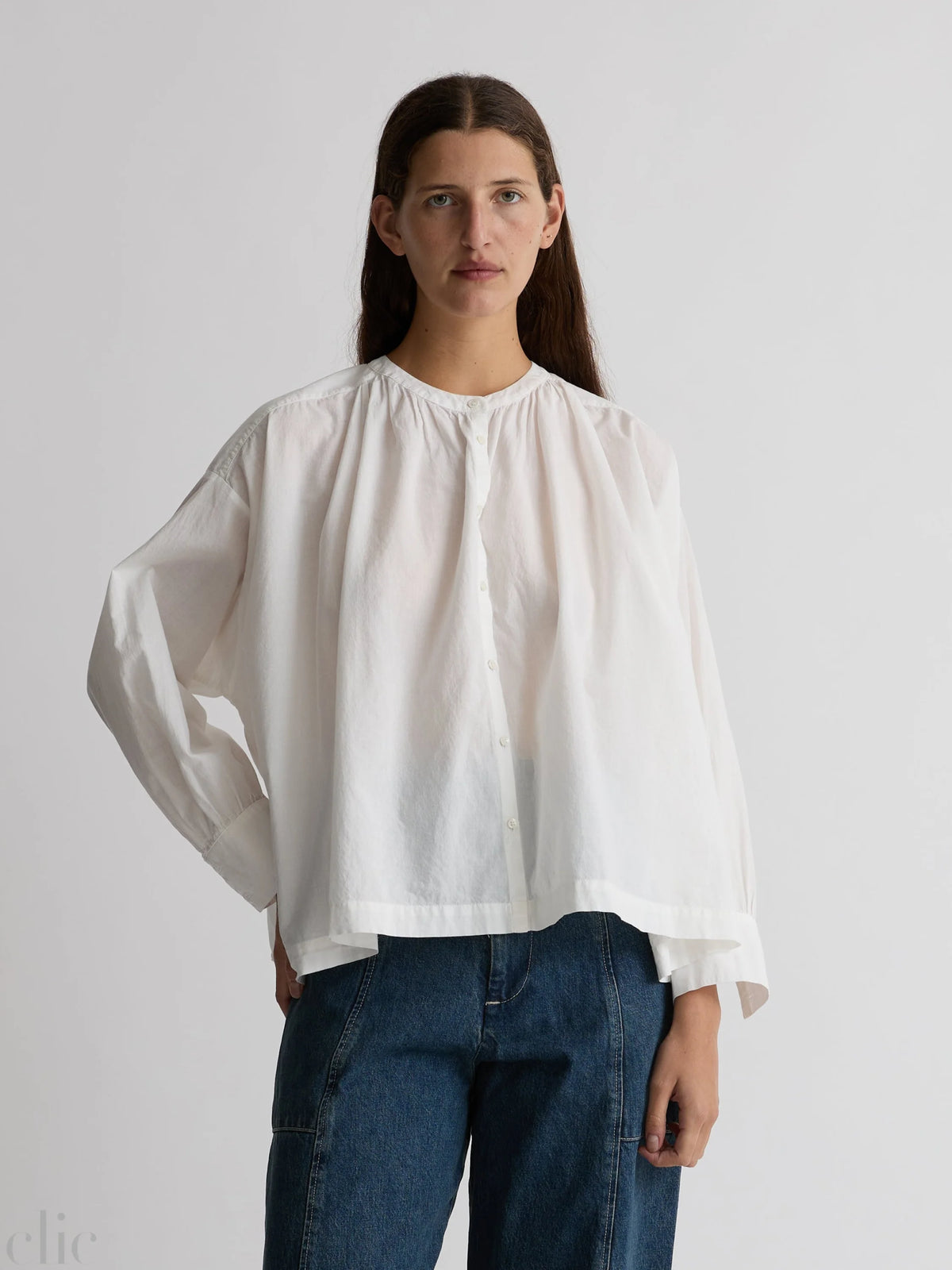 Birkin Blouse in Natural, from Shaina Mote