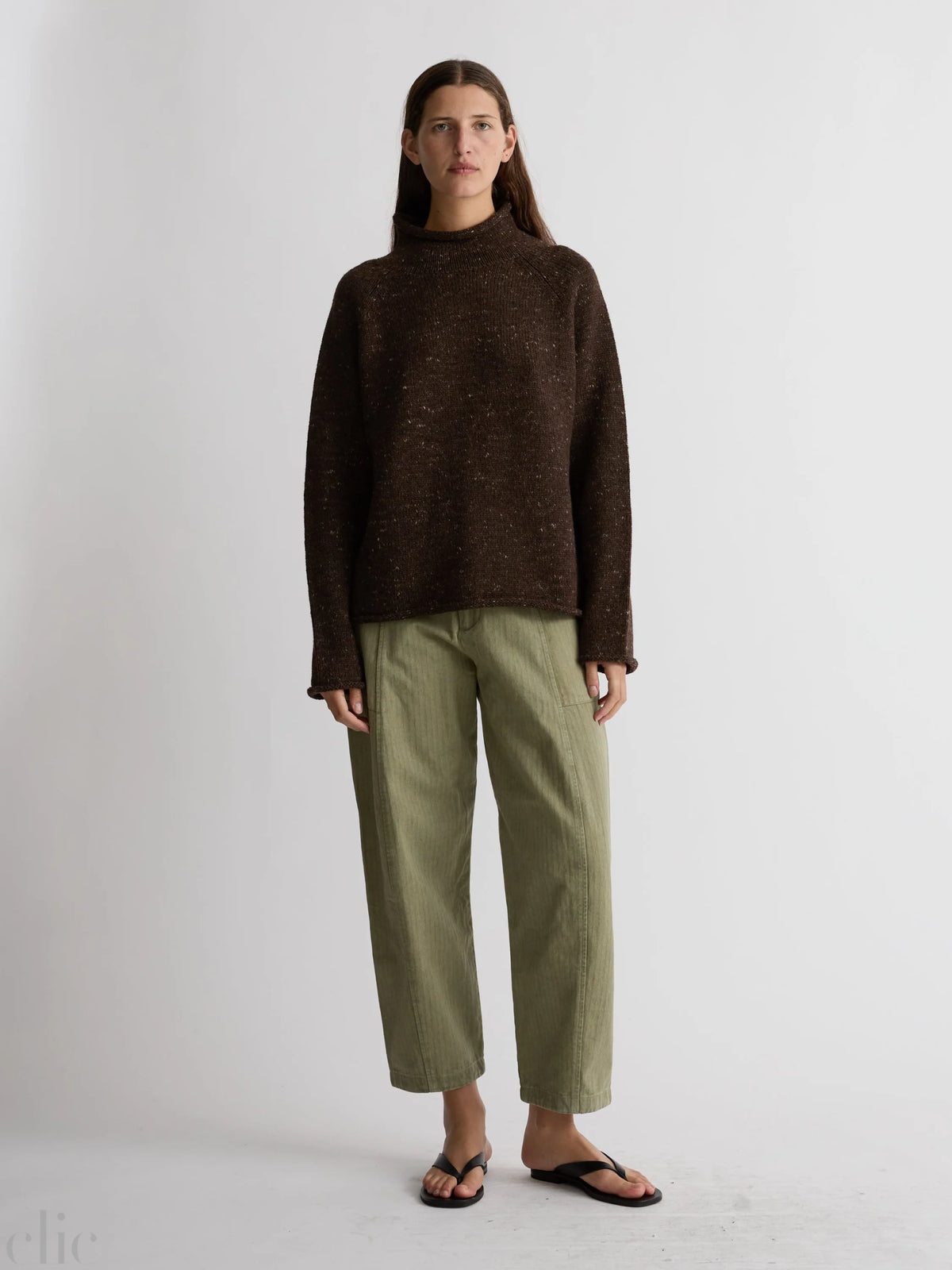 Salina Pant in Moss, from Shaina Mote