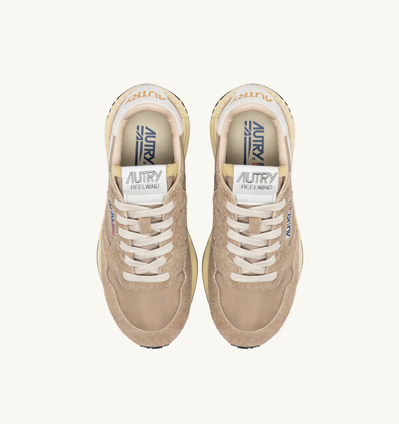 Reelwind Low Sneaker in Pepper and White, from Autry