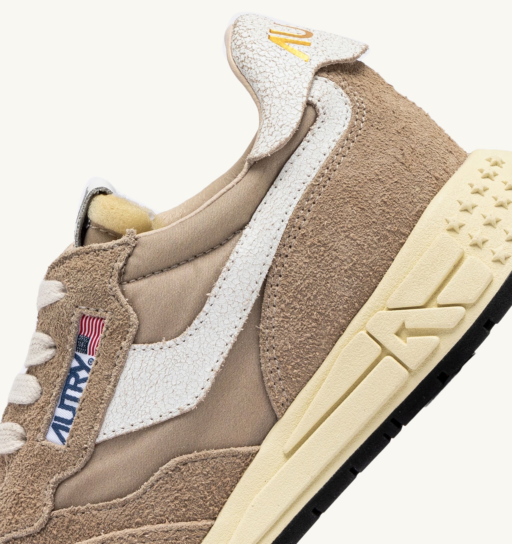 Reelwind Low Sneaker in Pepper and White, from Autry