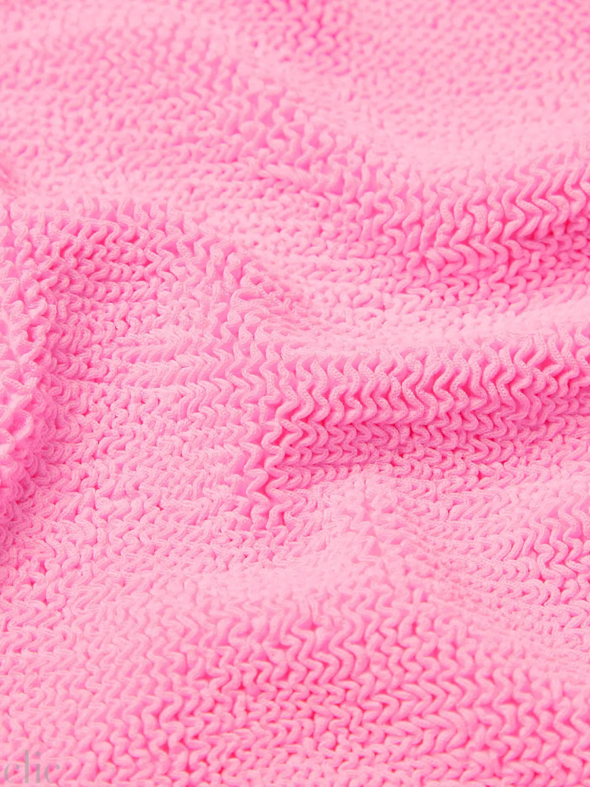 Square Neck Swimsuit in Bubblegum, from Hunza G