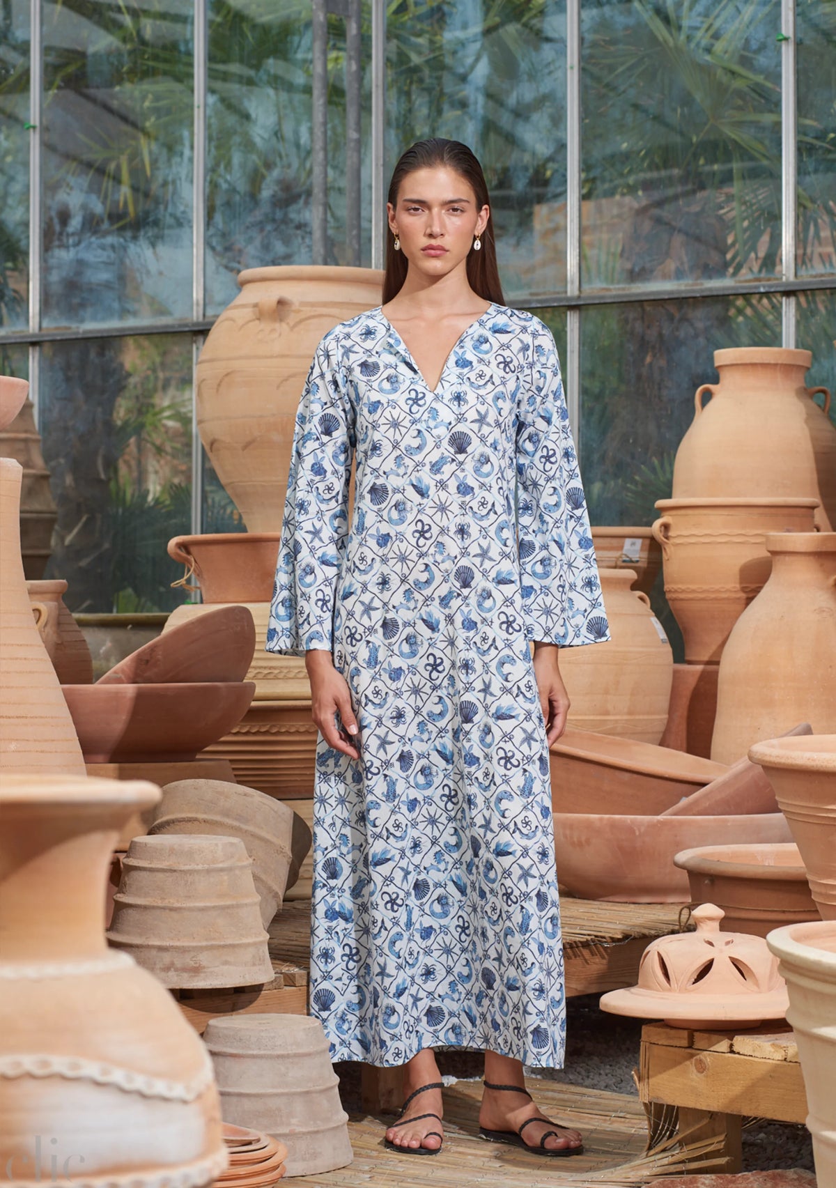India Kaftan in Under The Sea, from Muzungu Sisters