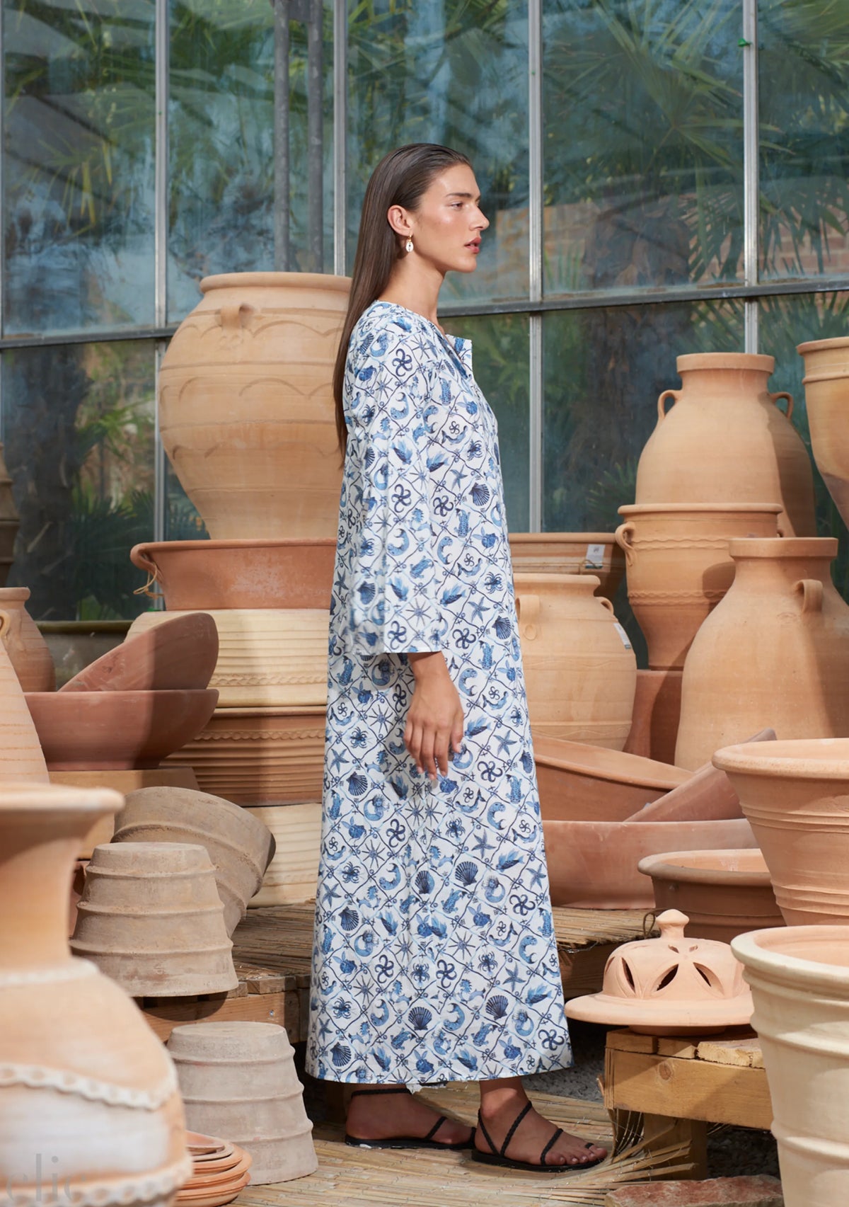 India Kaftan in Under The Sea, from Muzungu Sisters