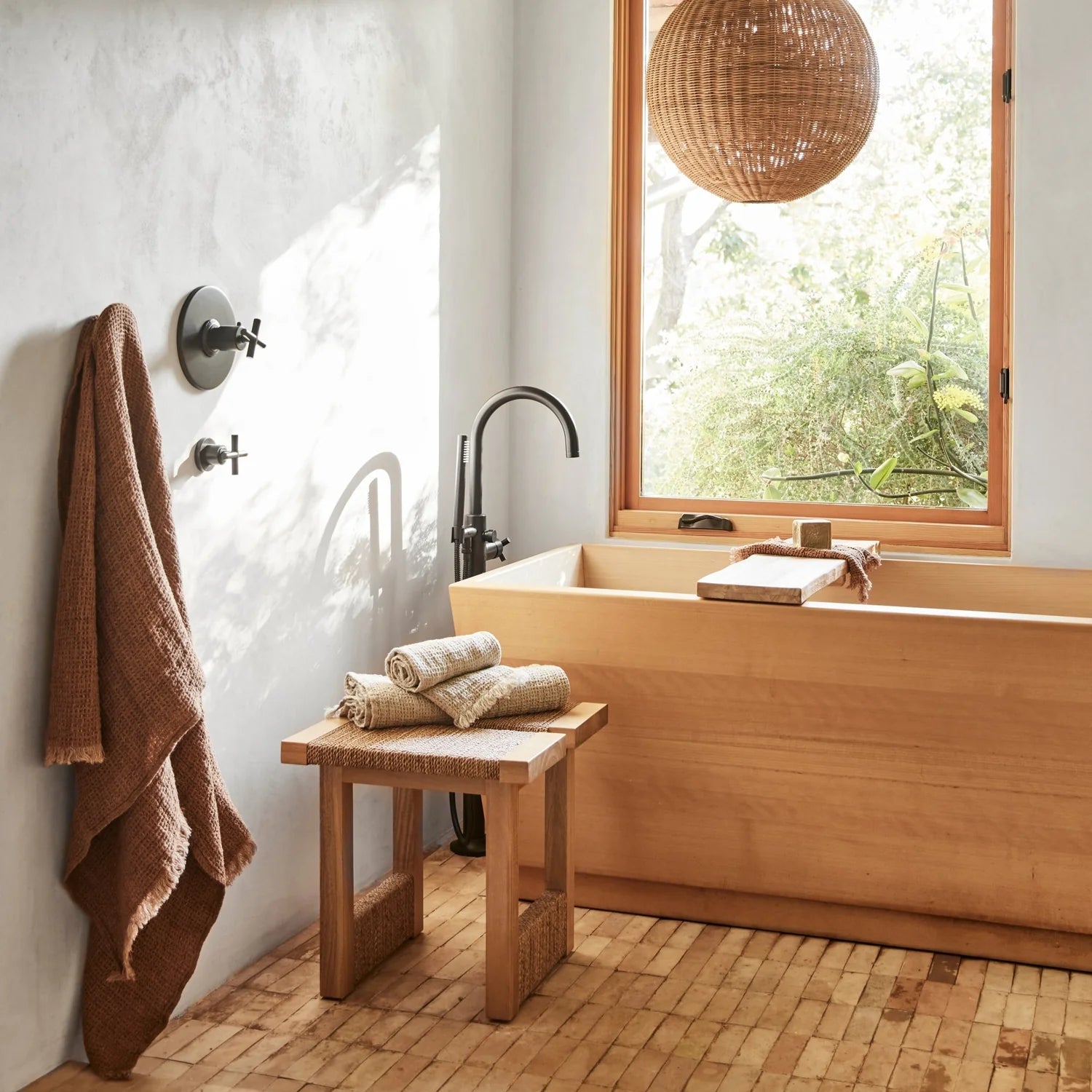 Textura Side Table in Natural, from Woven Shop