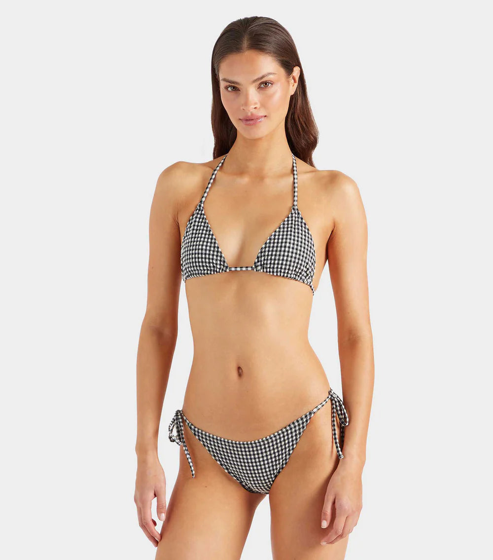 Sabrina Bikini in Black Gingham, from Hunza G