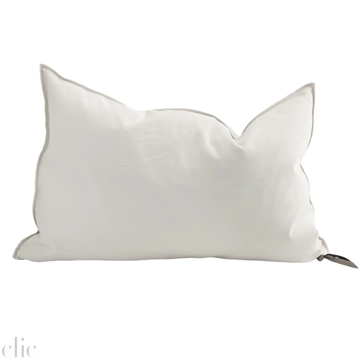 Satin Mini Pillow 16x24 in Off White, from Maison de Vacances